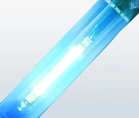 Hg outlet uv lamp